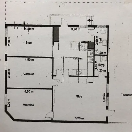 Hyggelig Byhus I Stueplan Med Solrig Gardhave Homestay szállás