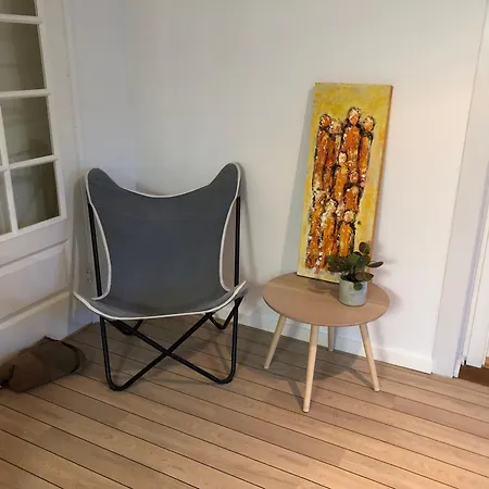 홈스테이 Hyggelig Byhus I Stueplan Med Solrig Gardhave *