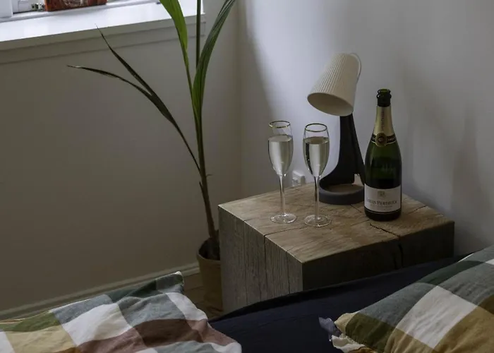 Séjour chez l'habitant Hyggelig Byhus I Stueplan Med Solrig Gardhave *