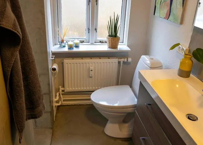 Séjour chez l'habitant Hyggelig Byhus I Stueplan Med Solrig Gardhave Svendborg