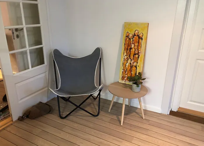 Séjour chez l'habitant Hyggelig Byhus I Stueplan Med Solrig Gardhave *