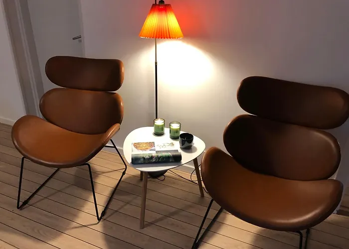 Séjour chez l'habitant Hyggelig Byhus I Stueplan Med Solrig Gardhave